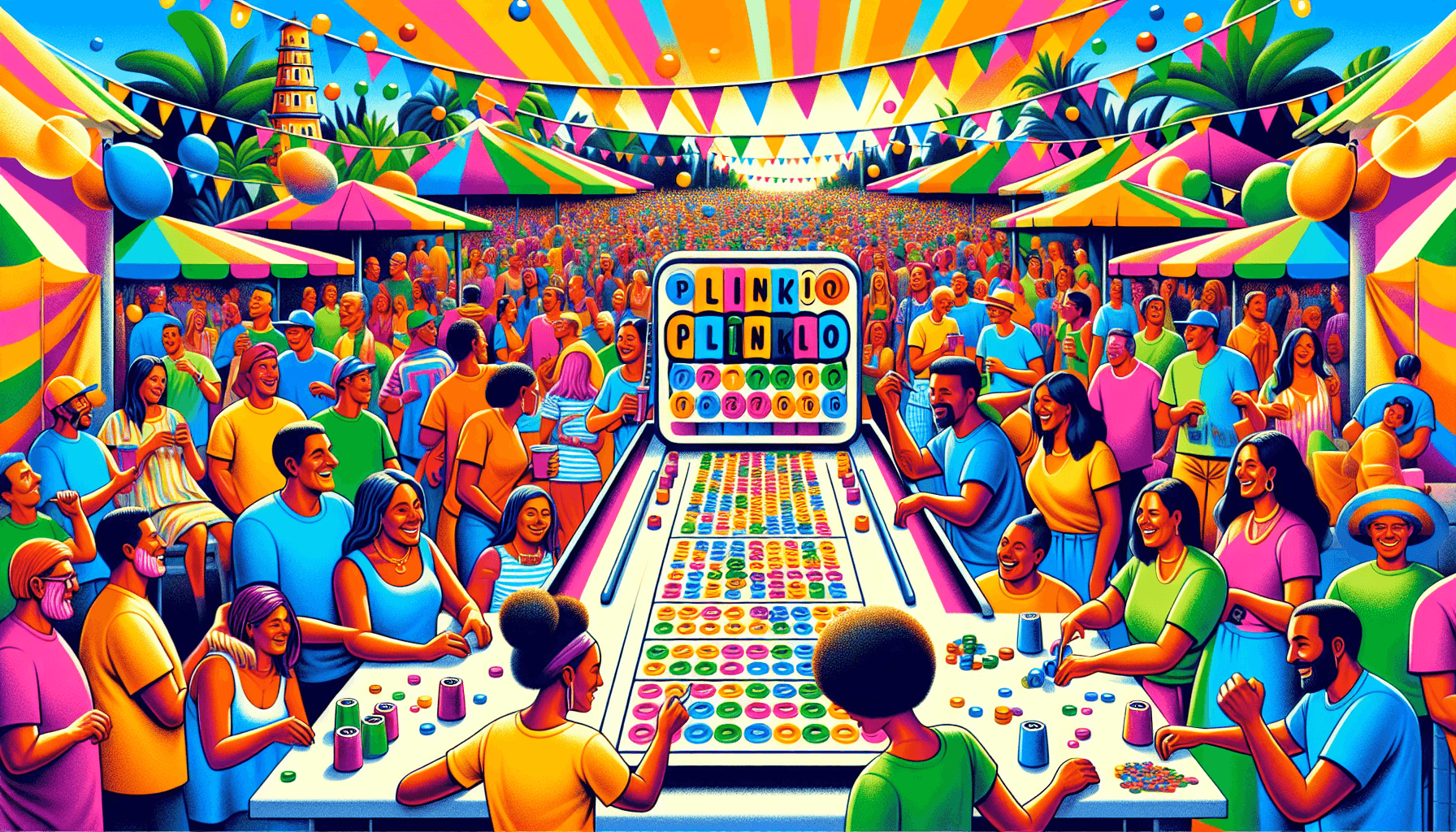 Festival-themed event in Plinko