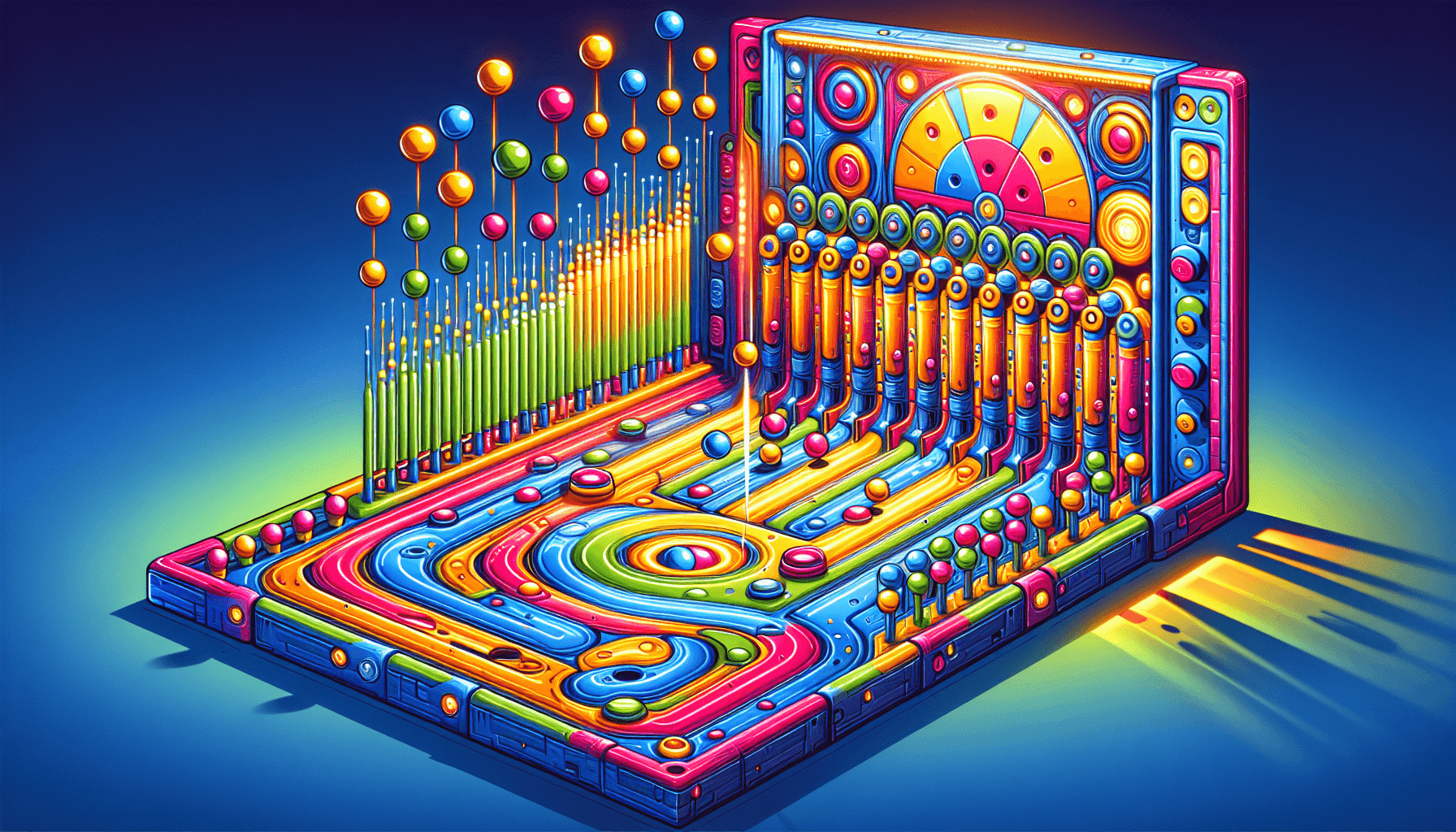 Game level design in Plinko
